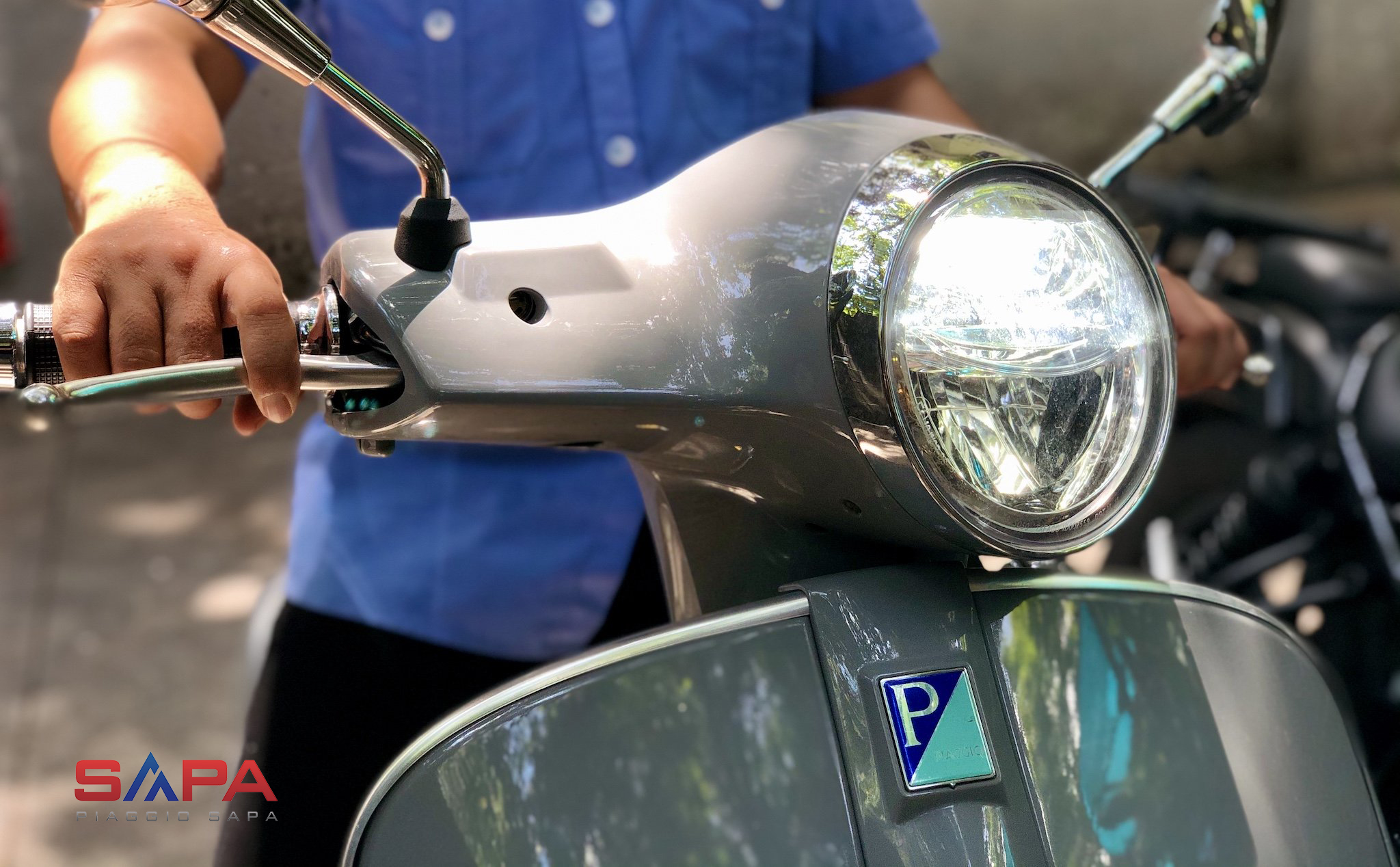Đèn trộn led Tun bi cầu xe cộ Vespa Sprint Primavera MixASale #25 Đèn trộn led Tun bi cầu xe cộ Vespa Sprint Primavera MixASale